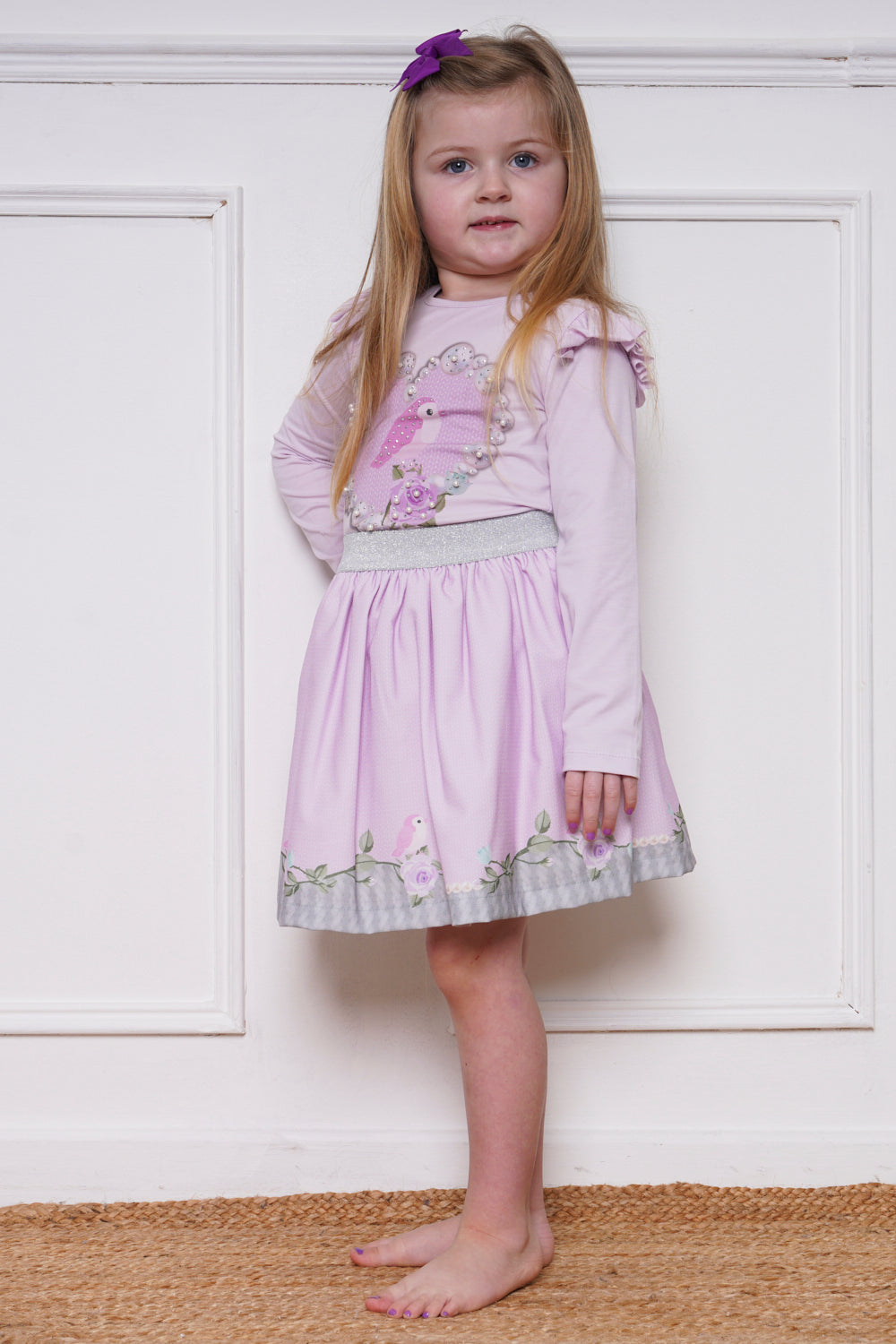 Mini Attire Cherub Set Lilac
