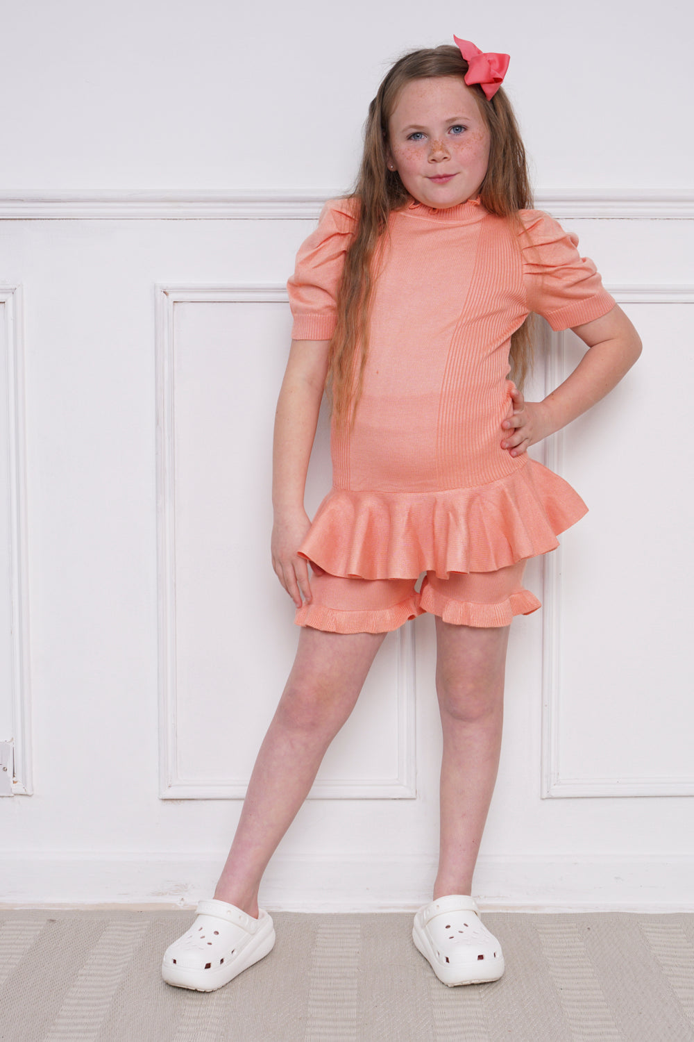 Mini Attire Alexia Short Set Orange