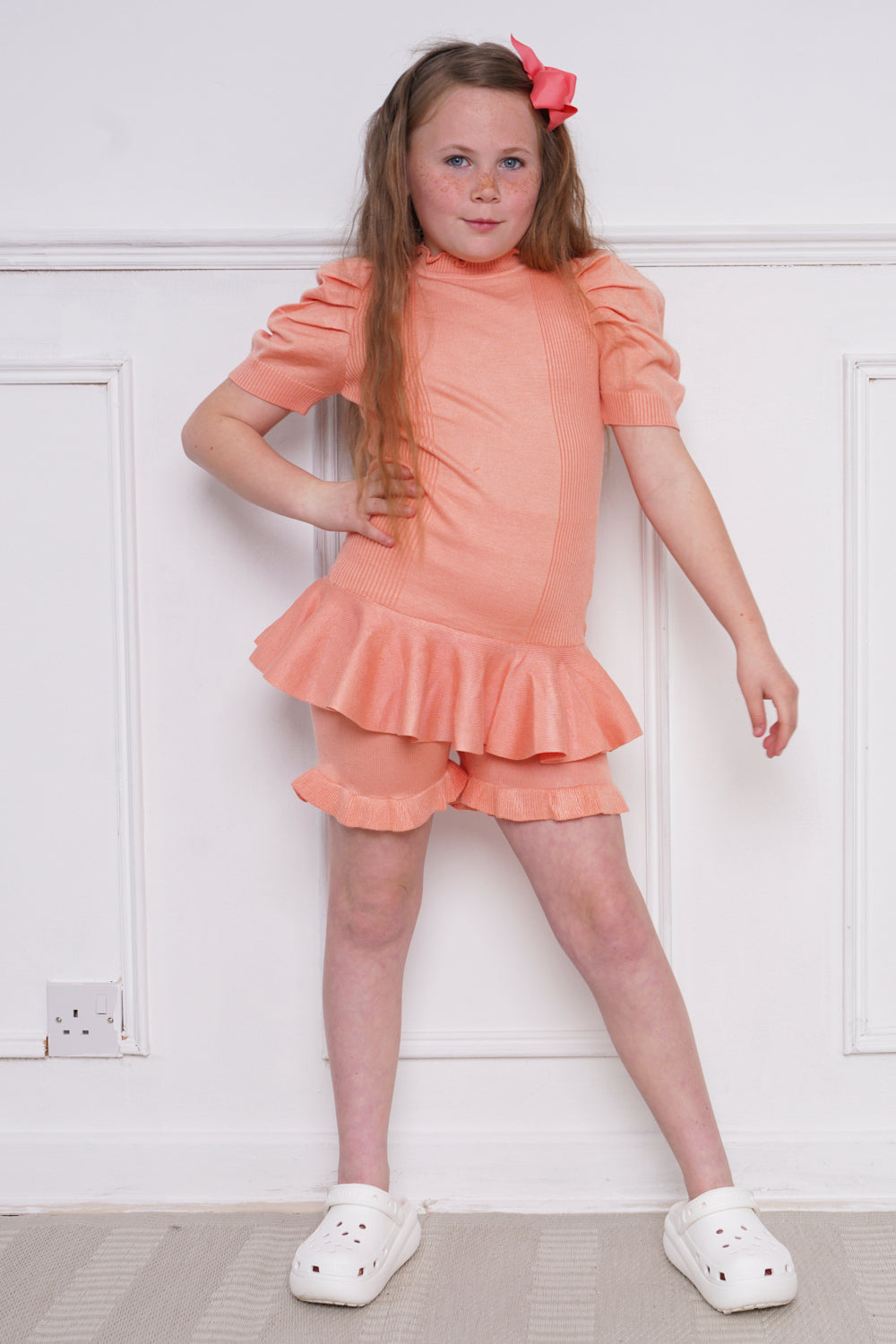 Mini Attire Alexia Short Set Orange