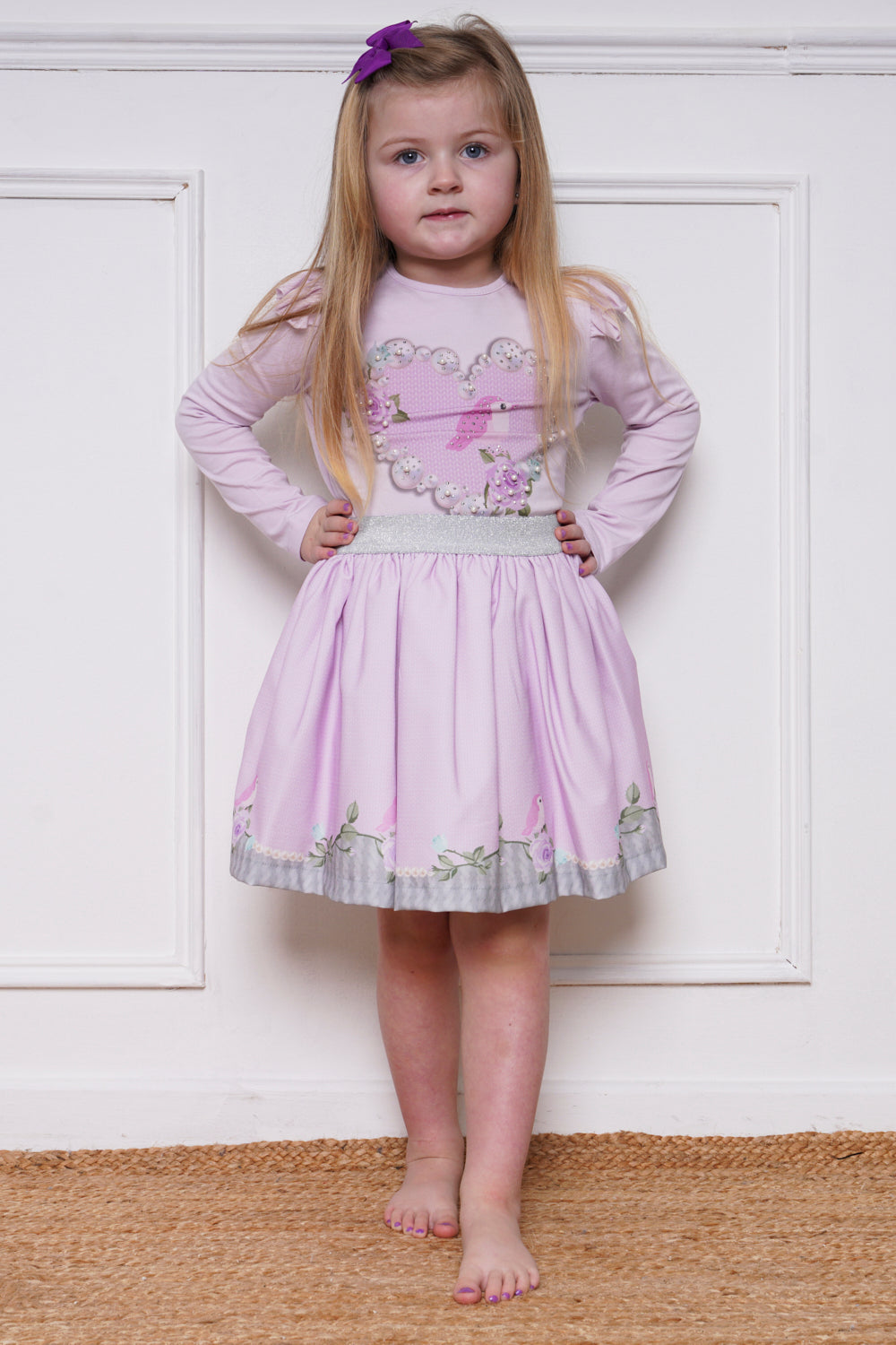Mini Attire Cherub Set Lilac