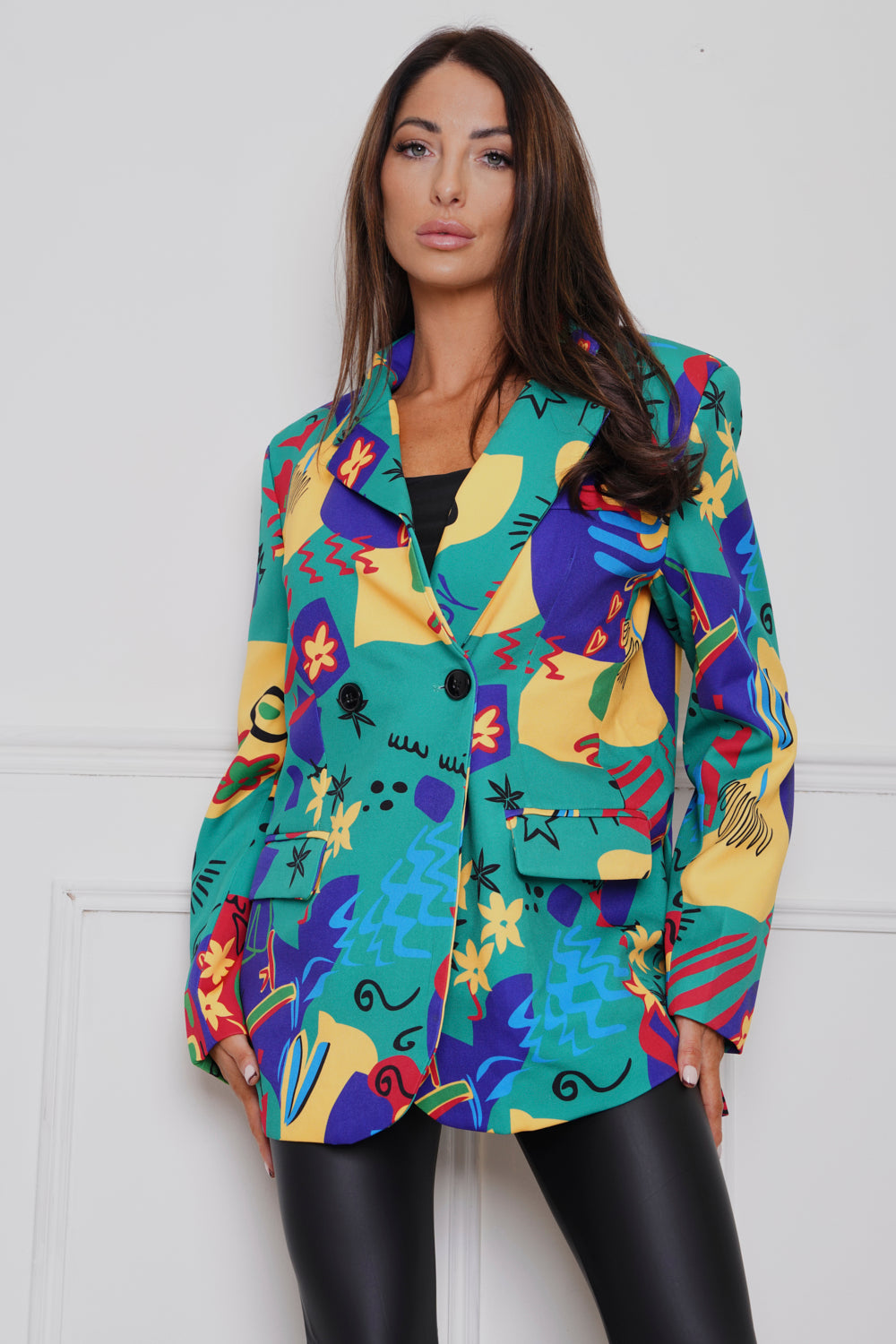Funk Button Fastening Blazer Multi