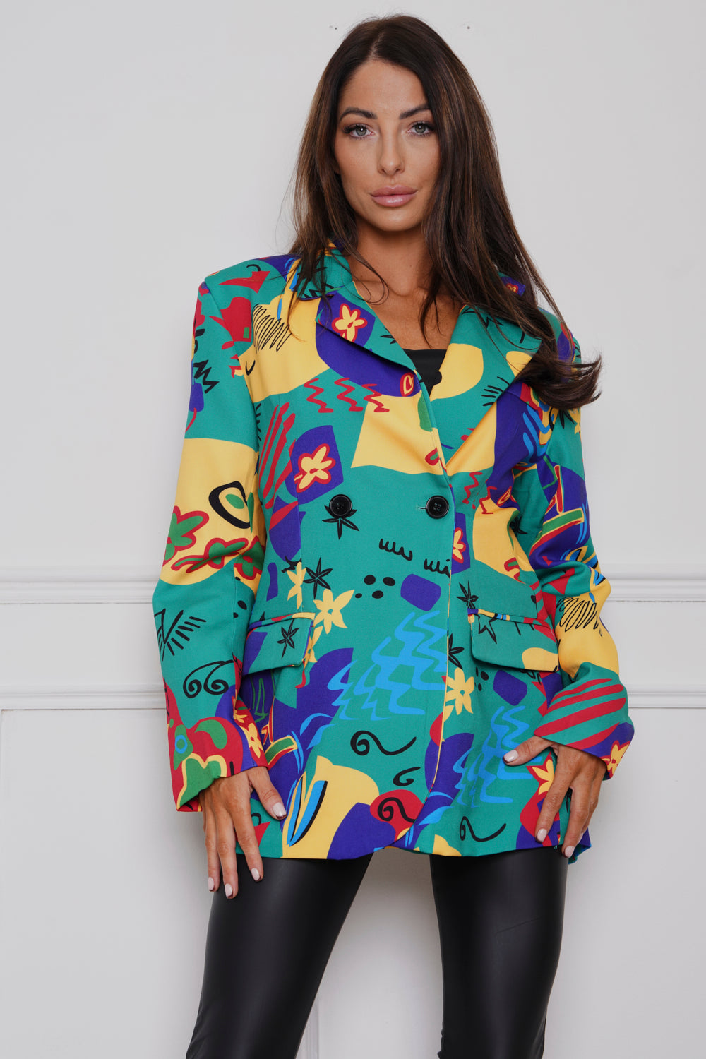 Funk Button Fastening Blazer Multi