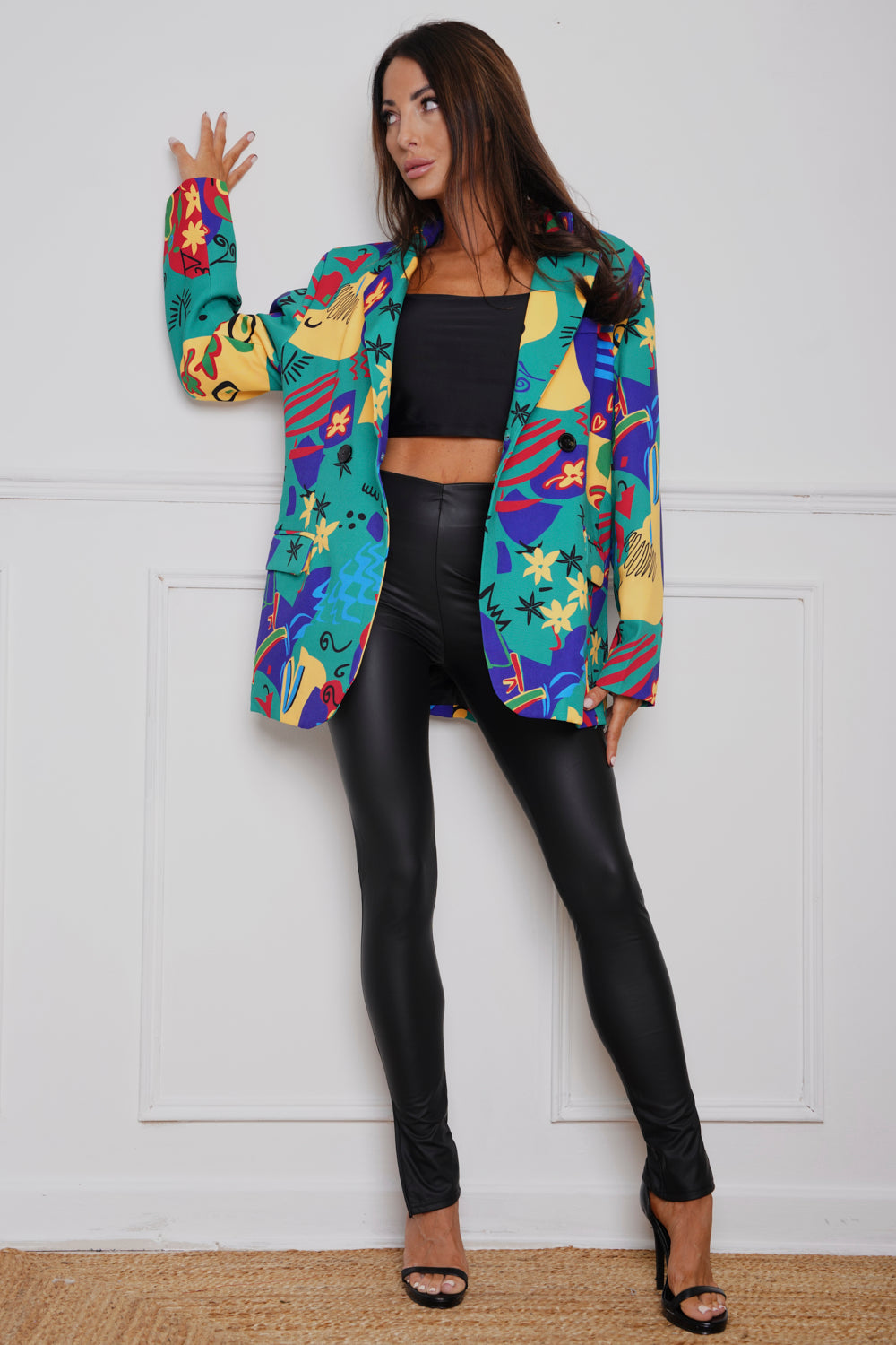 Funk Button Fastening Blazer Multi