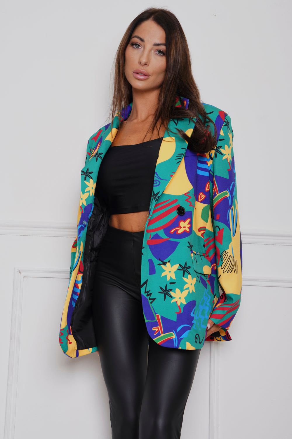 Funk Button Fastening Blazer Multi