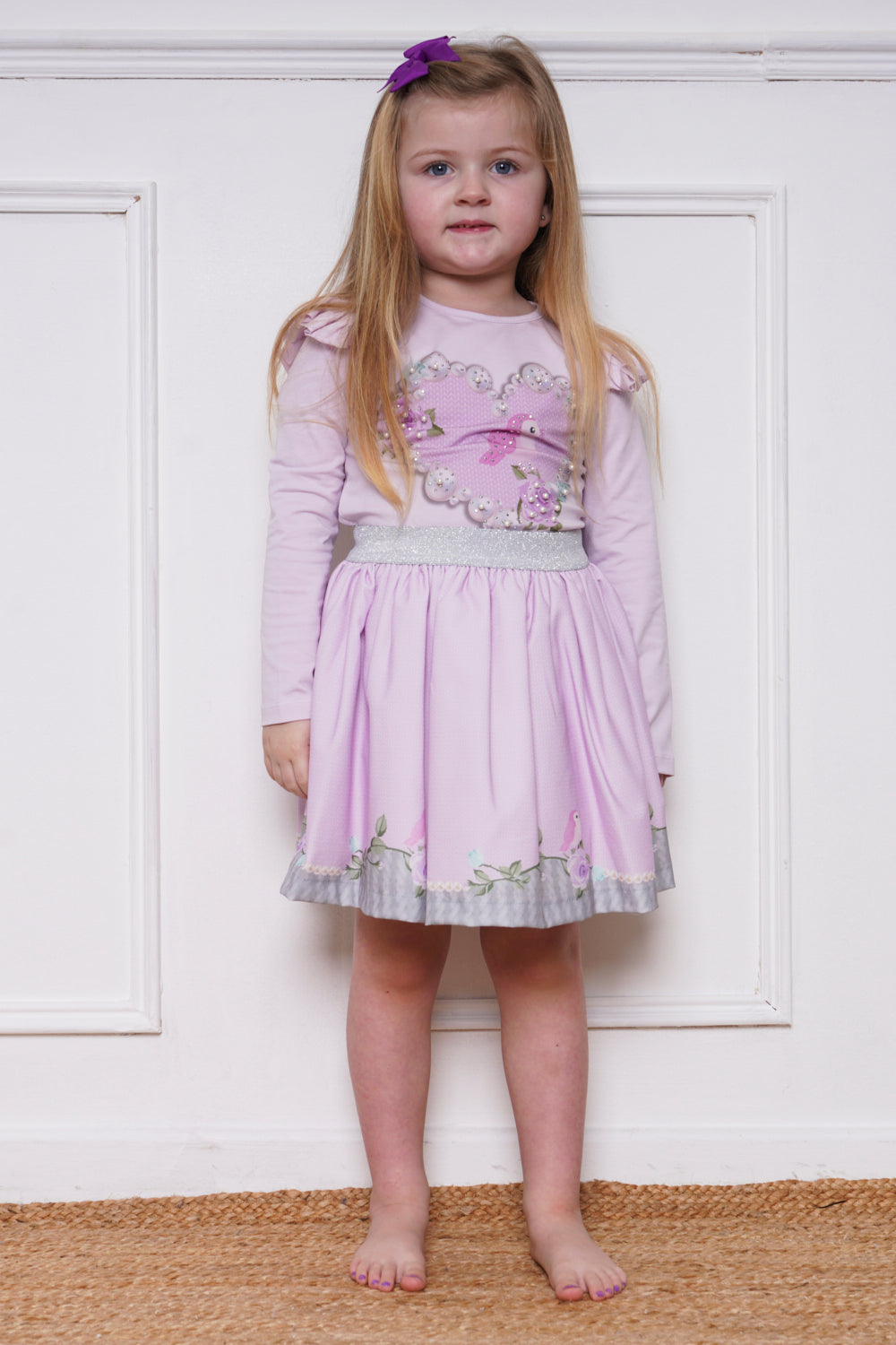 Mini Attire Cherub Set Lilac