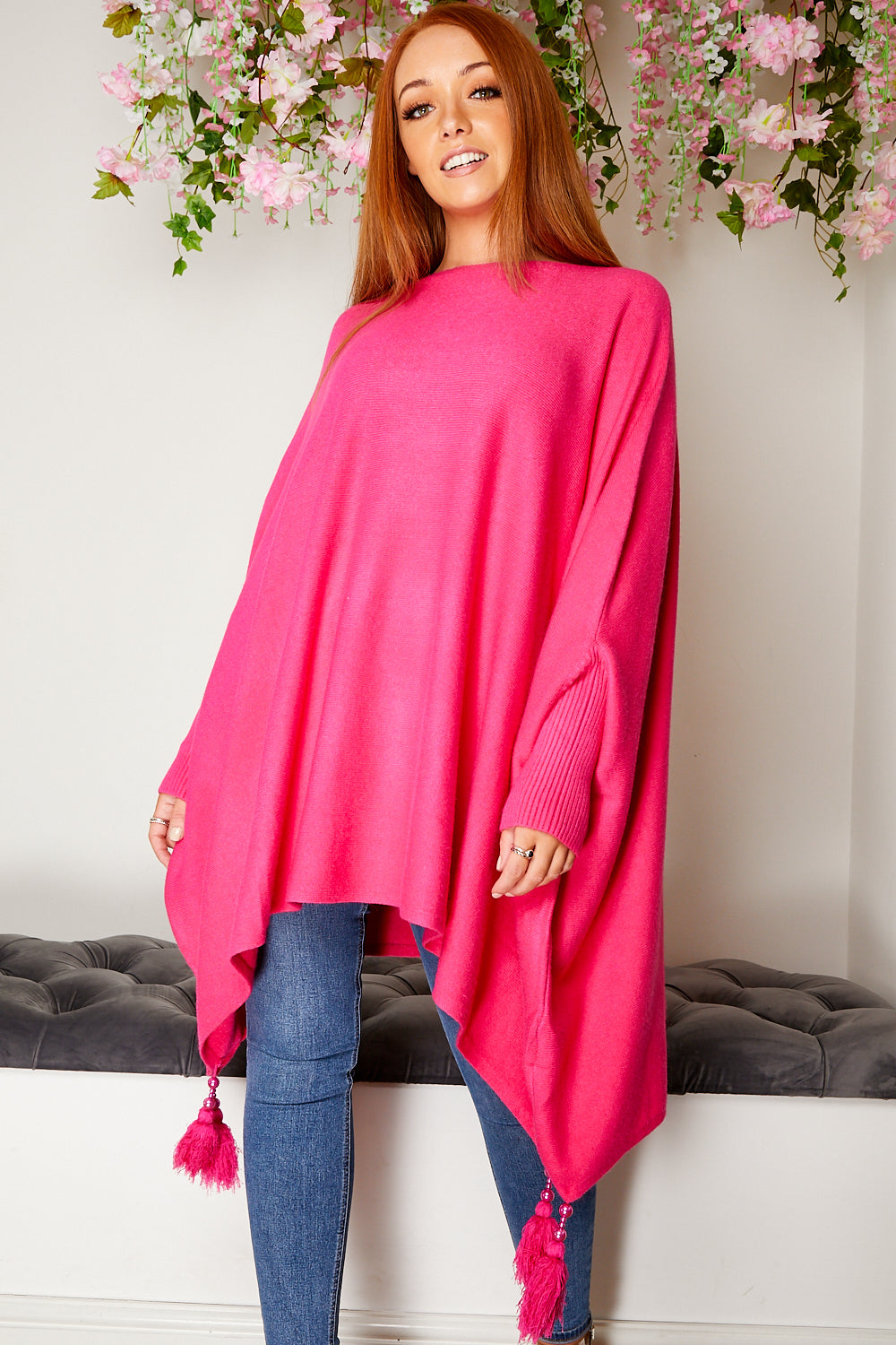 Pomi Round Neck Luxury Jumper Pink