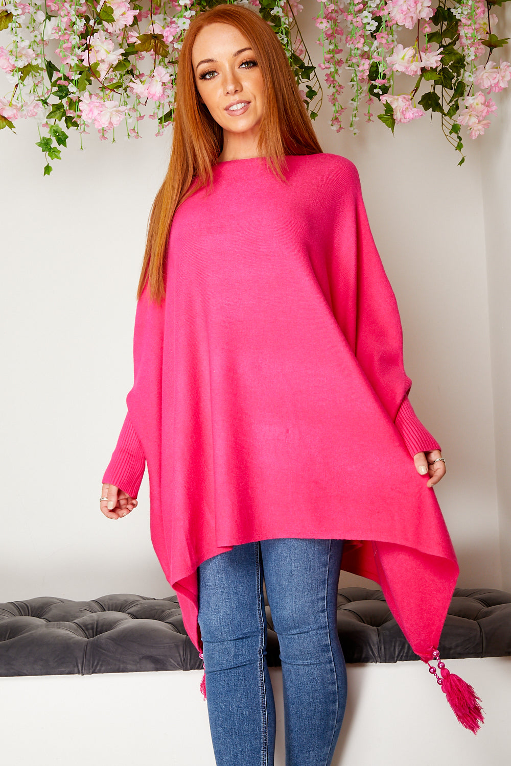 Pomi Round Neck Luxury Jumper Pink