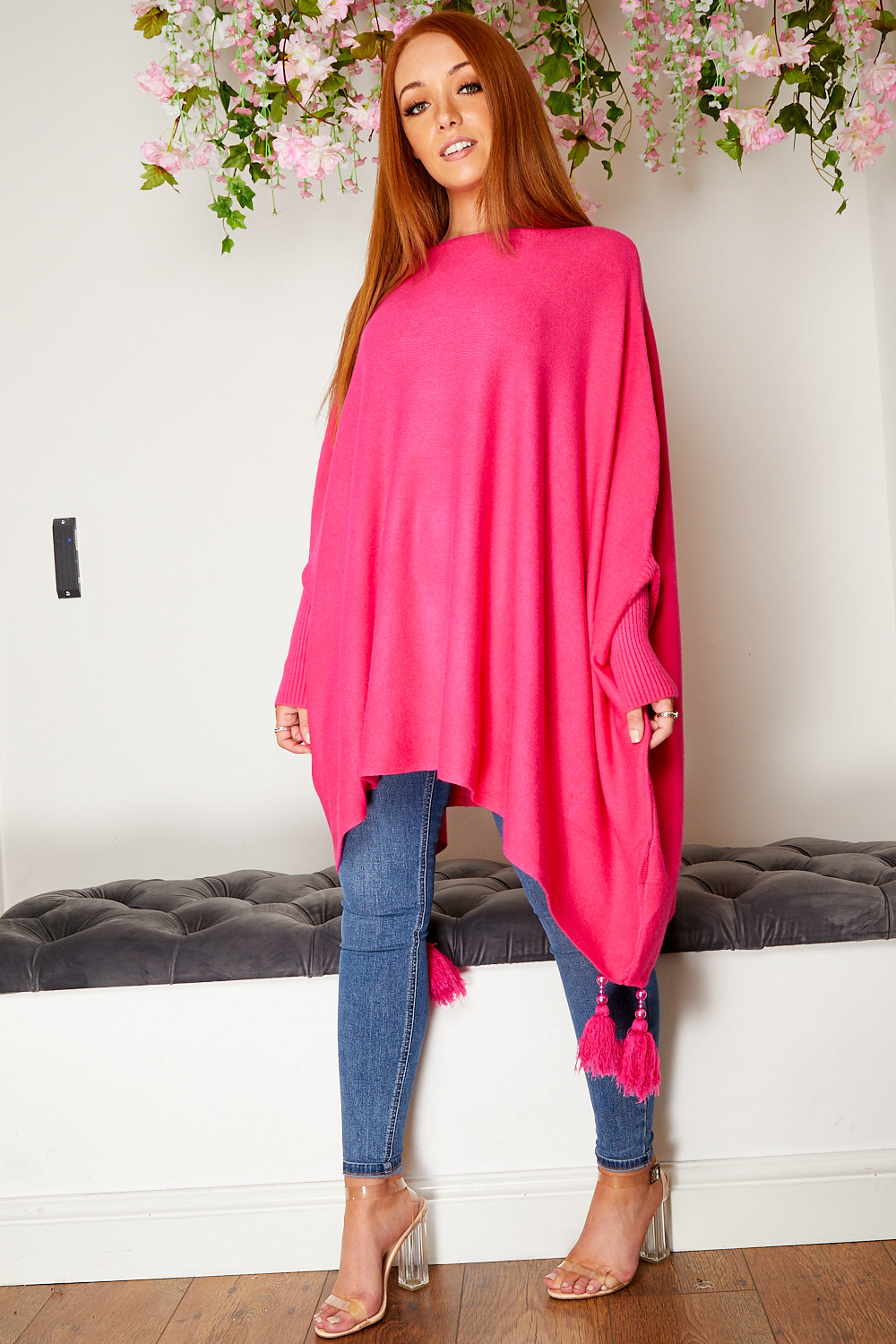 Pomi Round Neck Luxury Jumper Pink