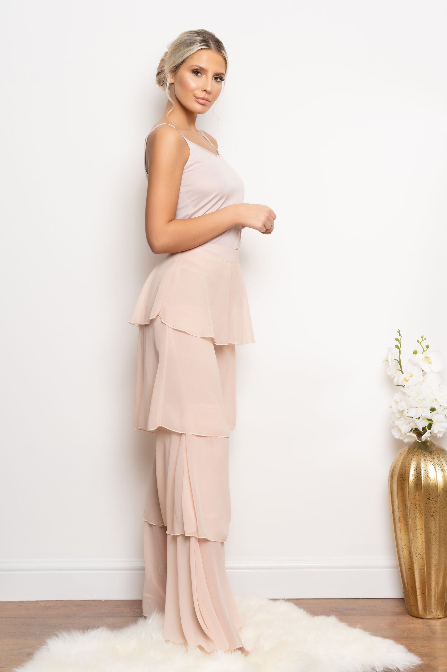 String vest NUDE
