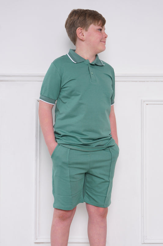 Mini Attire Boys Claridge Set Green