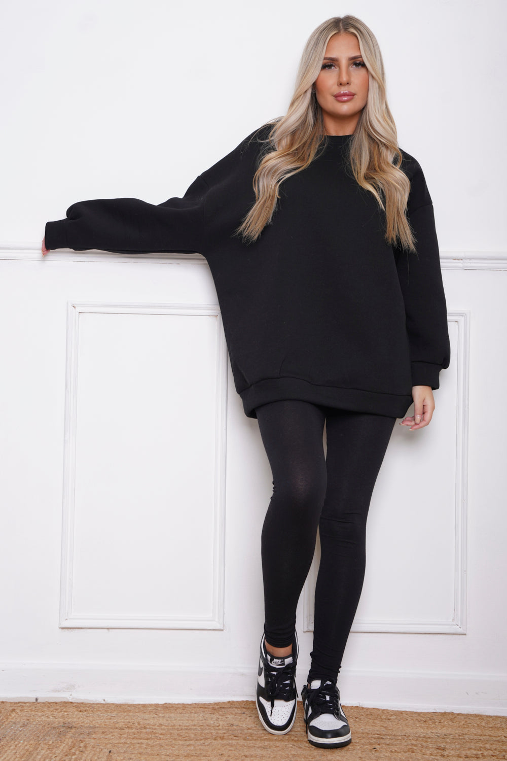 Bella Sweater & Leggings Set Black